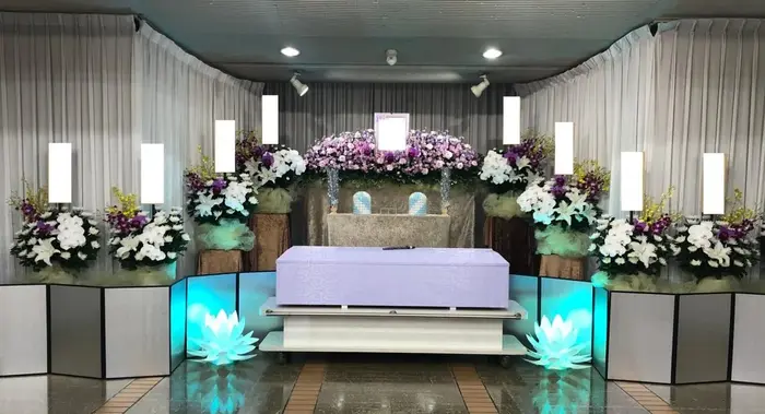 お葬式の洗心堂で葬儀を行なった写真