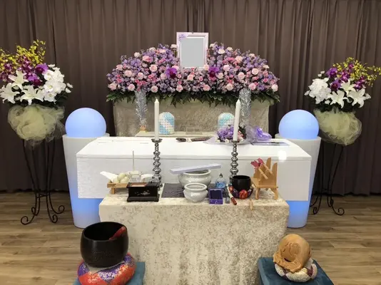 お葬式の洗心堂で葬儀を行なった写真