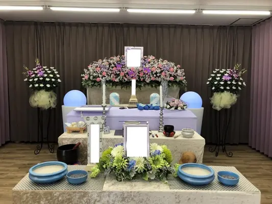 お葬式の洗心堂で葬儀を行なった写真