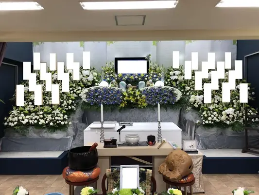 お葬式の洗心堂で葬儀を行なった写真