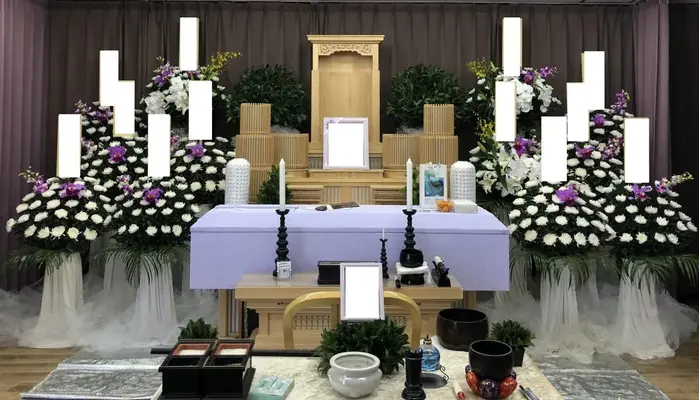 お葬式の洗心堂で葬儀を行なった写真