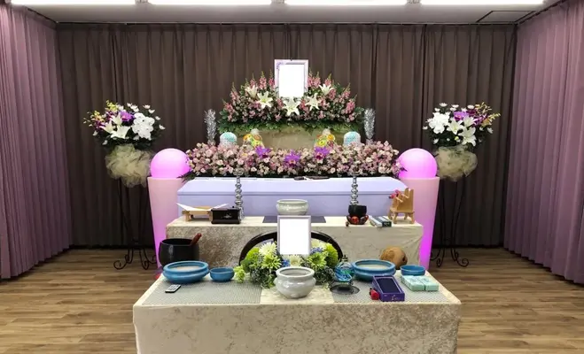 お葬式の洗心堂で葬儀を行なった写真