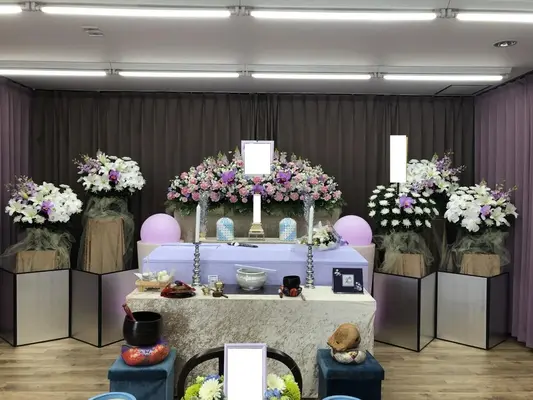 お葬式の洗心堂で葬儀を行なった写真