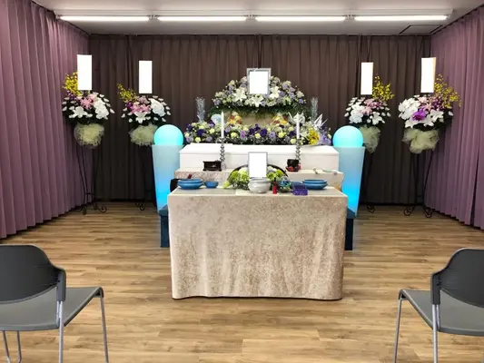 お葬式の洗心堂で葬儀を行なった写真