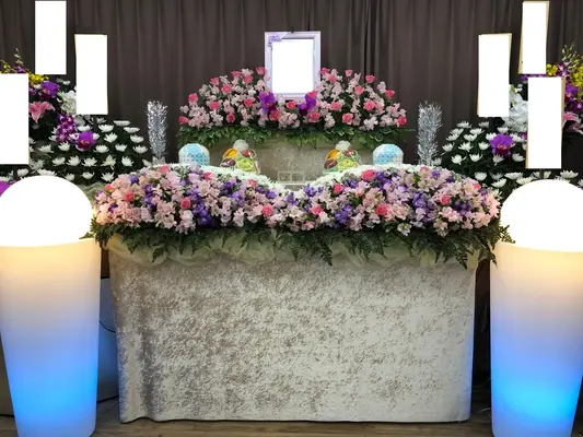 お葬式の洗心堂で葬儀を行なった写真