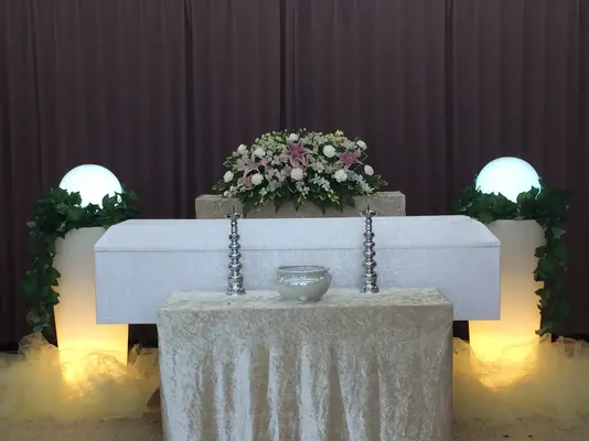 お葬式の洗心堂で葬儀を行なった写真