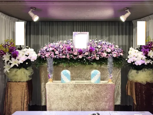 お葬式の洗心堂で葬儀を行なった写真