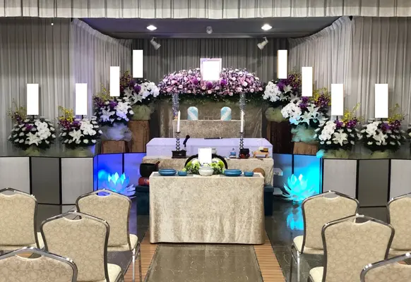 お葬式の洗心堂で葬儀を行なった写真