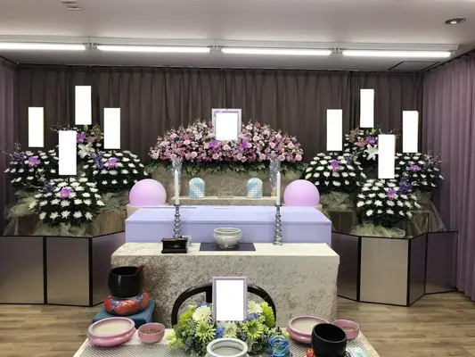 お葬式の洗心堂で葬儀を行なった写真