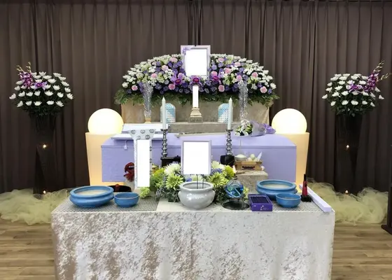 お葬式の洗心堂で葬儀を行なった写真