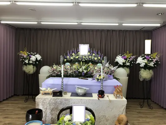 お葬式の洗心堂で葬儀を行なった写真