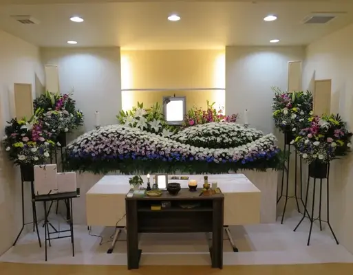 山葬（山葬ホール）で葬儀を行なった写真