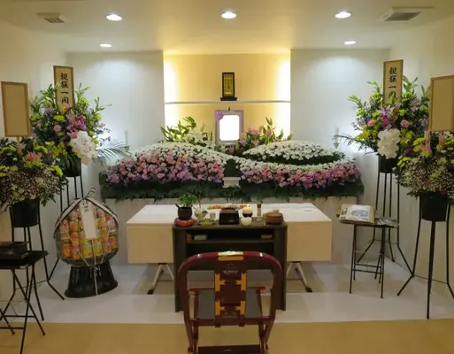 山葬（山葬ホール）で葬儀を行なった写真