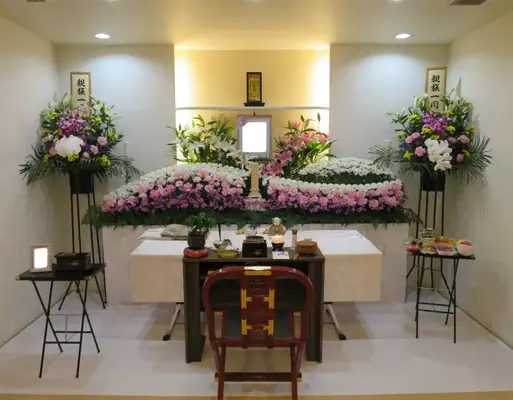 山葬（山葬ホール）で葬儀を行なった写真