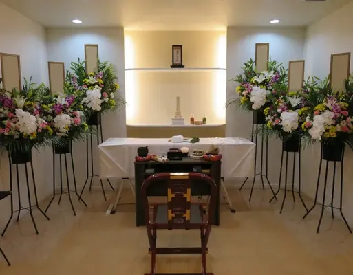 山葬（山葬ホール）で葬儀を行なった写真