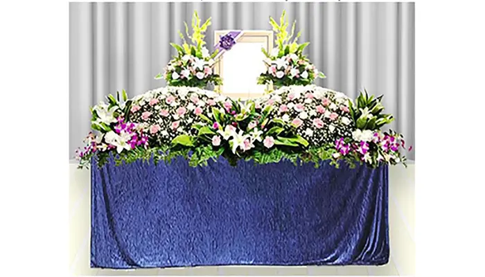 ワンスセレモニーで葬儀を行なった写真