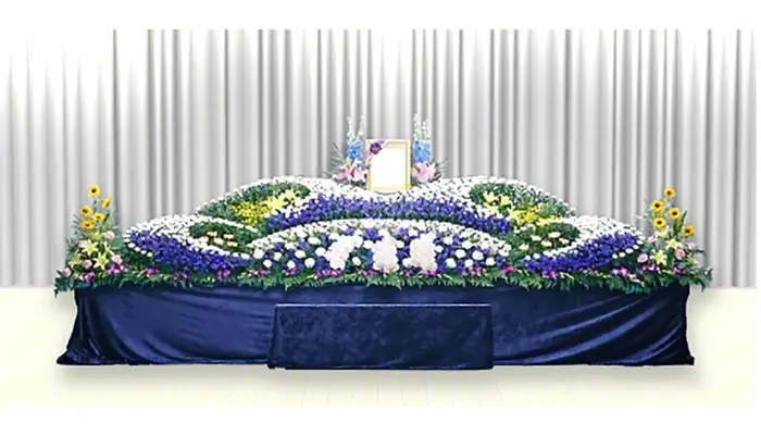 ワンスセレモニーで葬儀を行なった写真