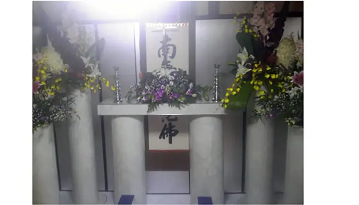 ワンスセレモニーで葬儀を行なった写真