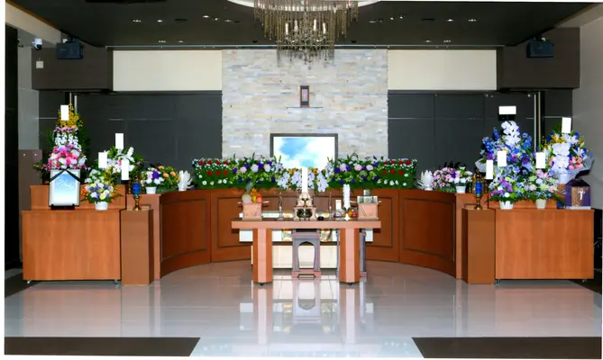 家族葬のメモリーズてんそうで葬儀を行なった写真