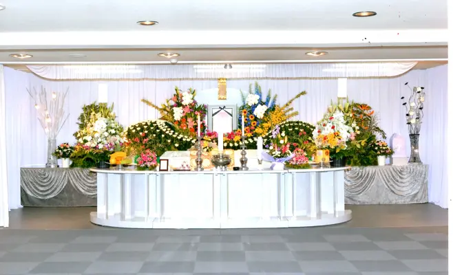 家族葬のメモリーズてんそうで葬儀を行なった写真