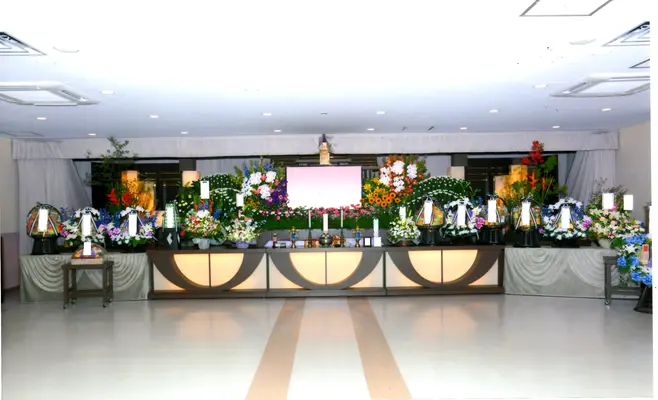 家族葬のメモリーズてんそうで葬儀を行なった写真