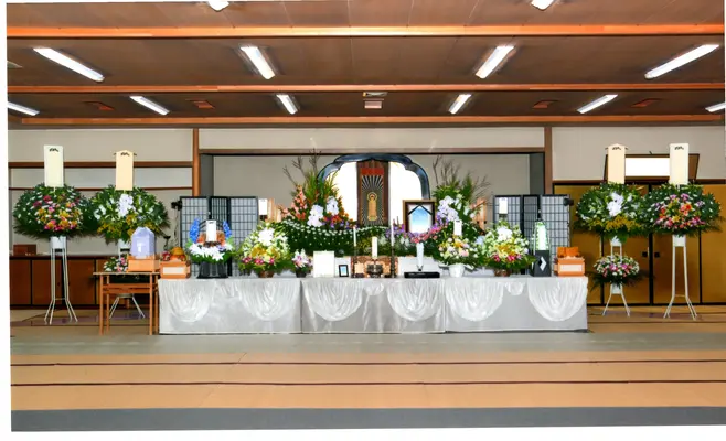 家族葬のメモリーズてんそうで葬儀を行なった写真