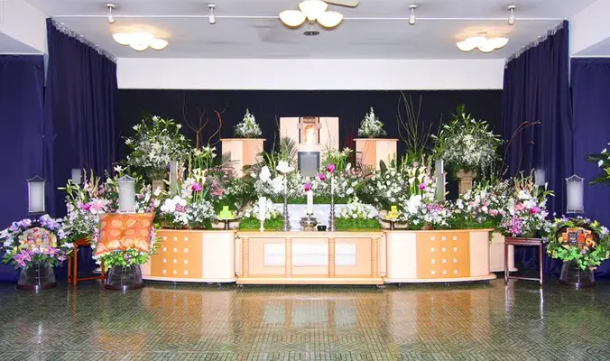 株式会社公益社（中央霊堂）で葬儀を行なった写真