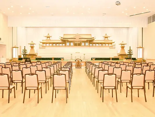 株式会社公益社（中央霊堂）で葬儀を行なった写真