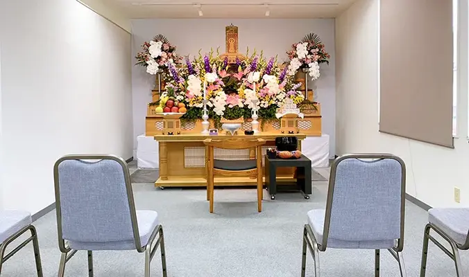 株式会社公益社（中央霊堂）で葬儀を行なった写真