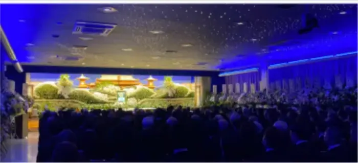 ティ・エムで葬儀を行なった写真