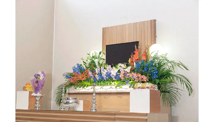 ディアネスで葬儀を行なった写真