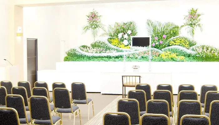 ディアネスで葬儀を行なった写真