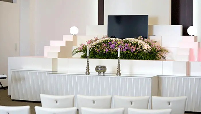 ディアネスで葬儀を行なった写真