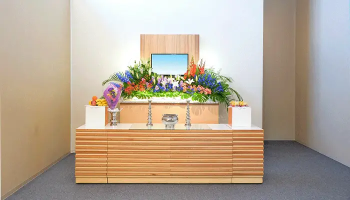 家族葬のディアネス 札幌ホールで葬儀を行なった写真