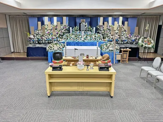 南多摩斎場で葬儀を行なった写真