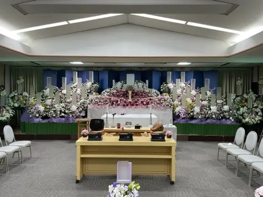 南多摩斎場で葬儀を行なった写真