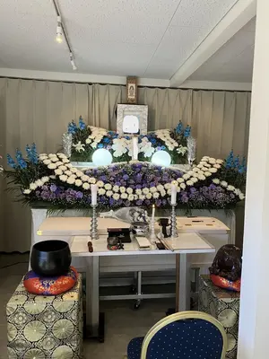 家族葬のそうえんで葬儀を行なった写真