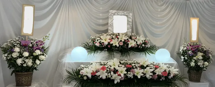 家族葬のそうえんで葬儀を行なった写真