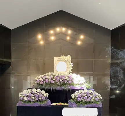 家族葬のそうえんで葬儀を行なった写真