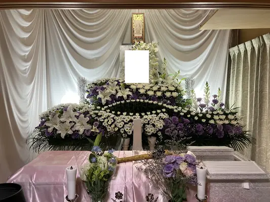 家族葬のそうえんで葬儀を行なった写真