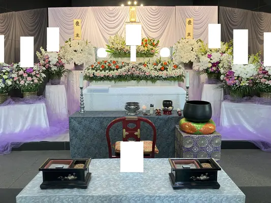 家族葬のそうえんで葬儀を行なった写真