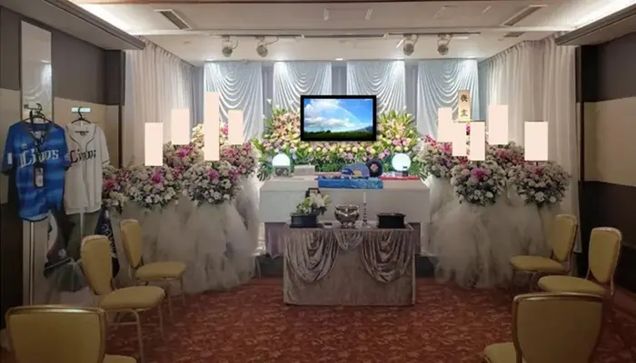 三和式典で葬儀を行なった写真