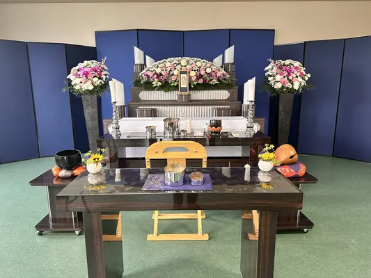 三和式典で葬儀を行なった写真