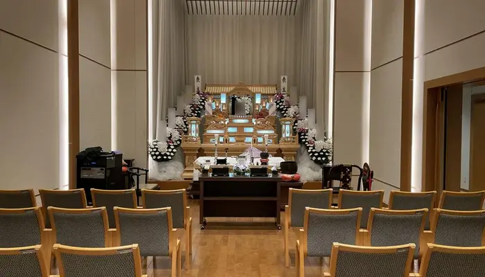 川越市斎場で葬儀を行なった写真