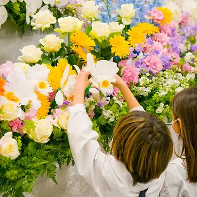 花で彩るお葬式「とむらび」で葬儀を行なった写真