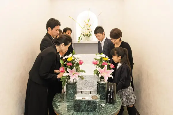 ニチリョク（横浜聖地霊園会館）で葬儀を行なった写真