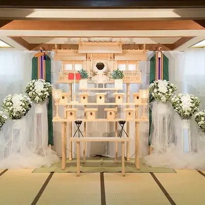 明大前　天行社で葬儀を行なった写真