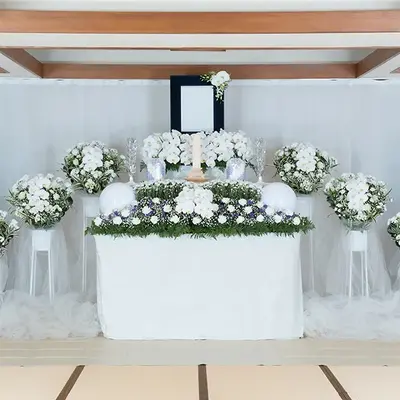 明大前　天行社で葬儀を行なった写真