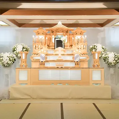 明大前　天行社で葬儀を行なった写真