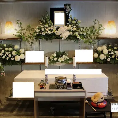 小さな森の家 二俣川斎場で葬儀を行なった写真